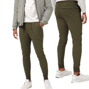 Lululemon ABC Green Jogger Sz S Warpstreme Sweatpants Elastic Cuff Sporty Preppy